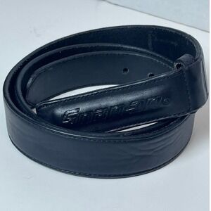 Snap On Genuine Leather Mens Belt Black Size 34 36 Work Tool Workwear